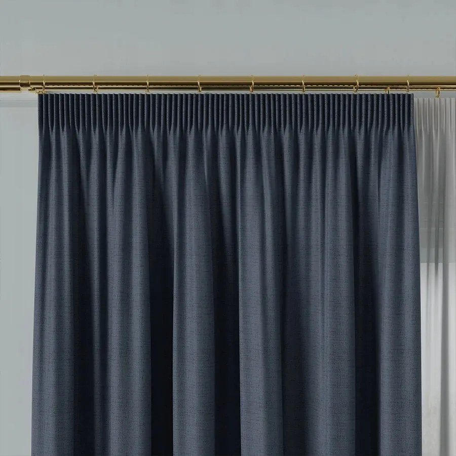 Kétoldalas Szövet Függönynek Frida 310cm sötétkék