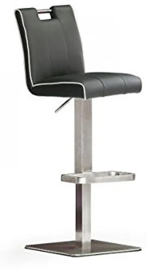 CASTA 2 INOX PVC Szürke Bárszék