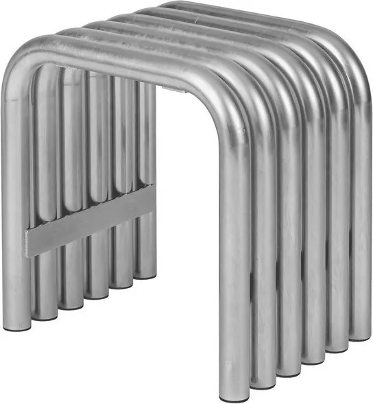 Ezüstszínű fém kerti szék Nokk – noo.ma