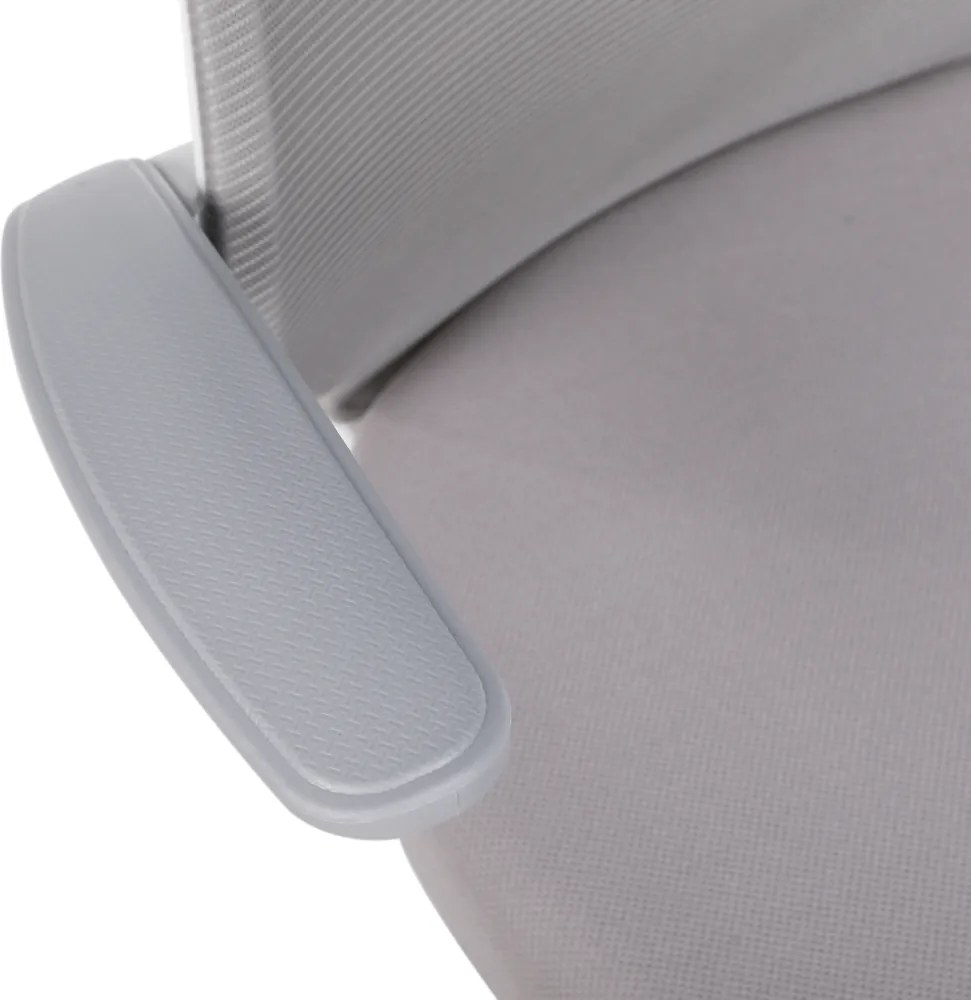 Irodai szék, szürke/fehér, PASTURA