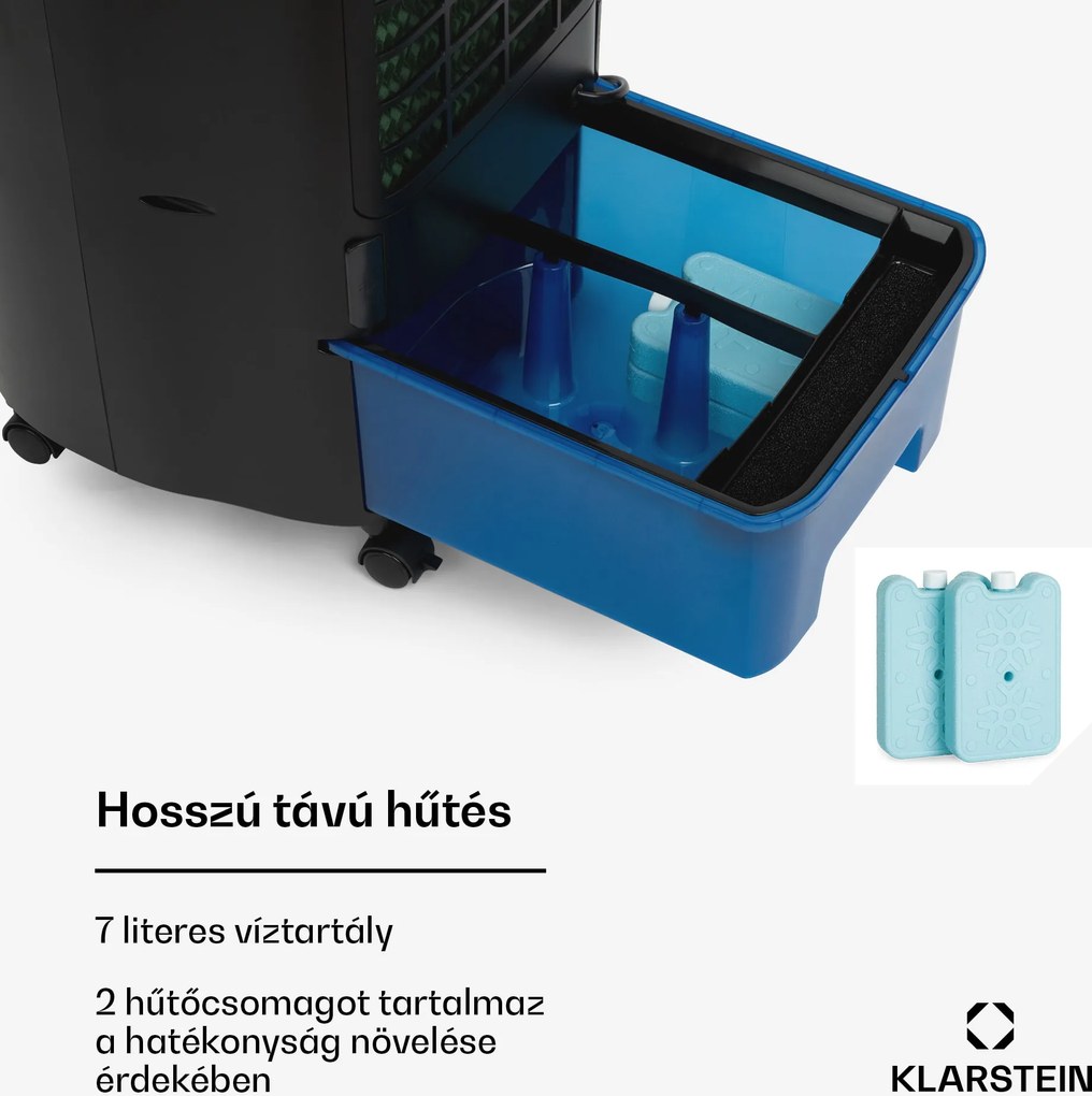 Klarstein IceWind Plus Smart 4 az 1-ben, léghűtő, ventilátor, párásító, légtisztító, app vezérléssel