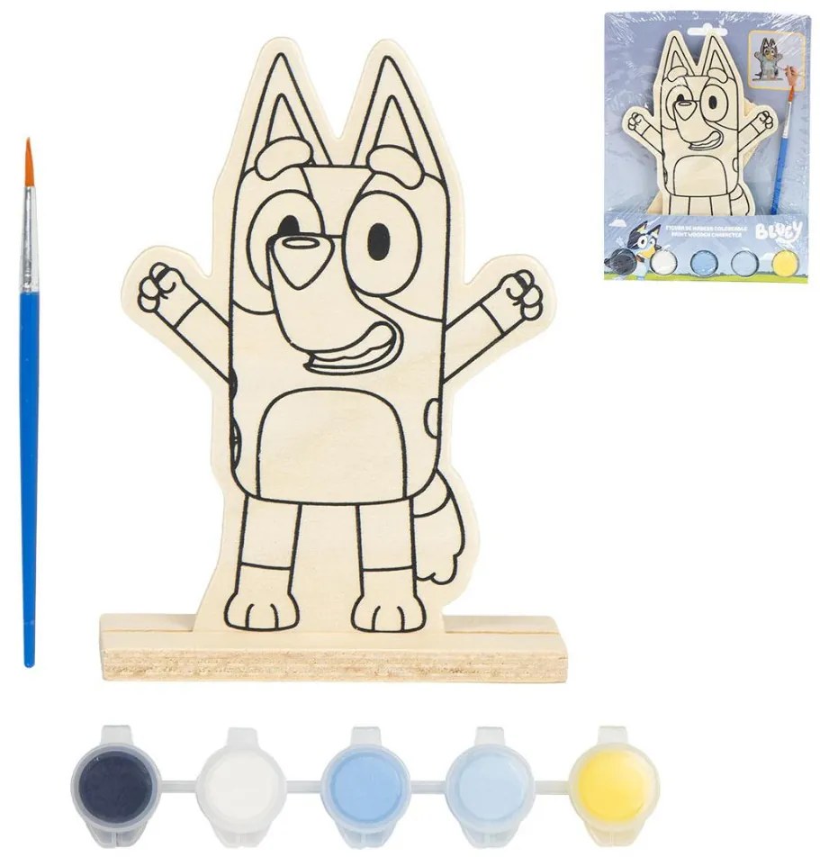 Bluey Fun festhető fa figura