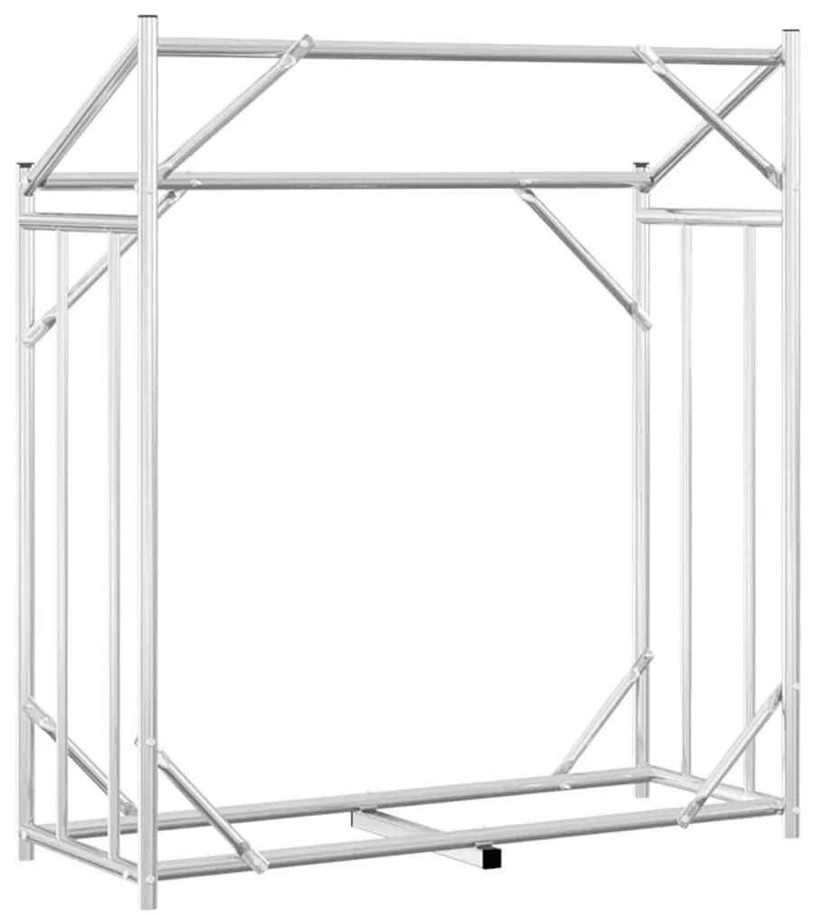 Tűzifa állvány esővédővel 100,5x40,5x110,5 cm horganyzott acél