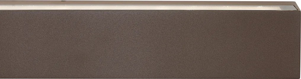 Ipari kültéri fali lámpa rozsdabarna 55cm LED-del IP65 - Hannah