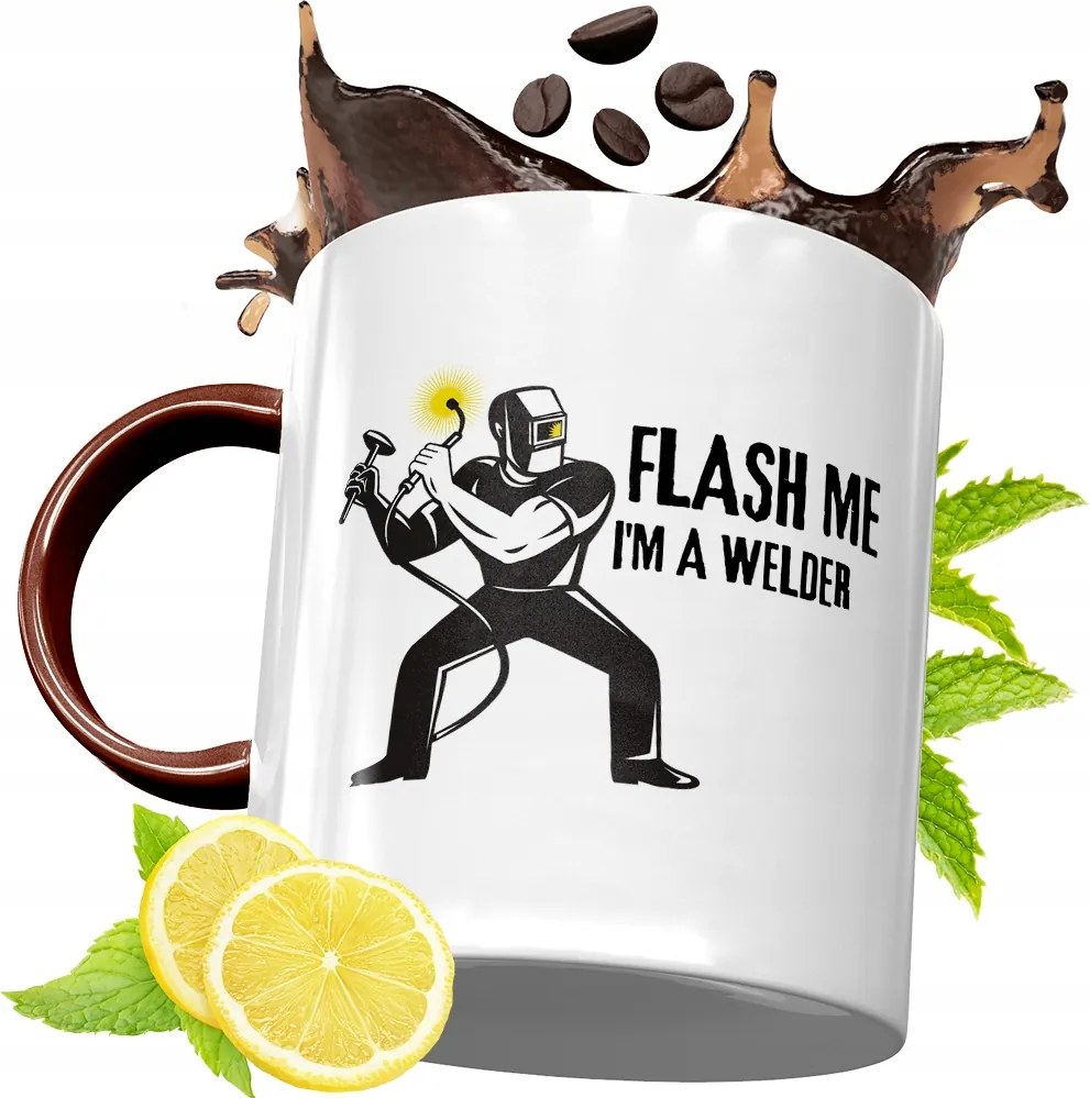 Bordó Bögre Hegesztőnek Születésnapi Ajándék fényképes nyomtatással