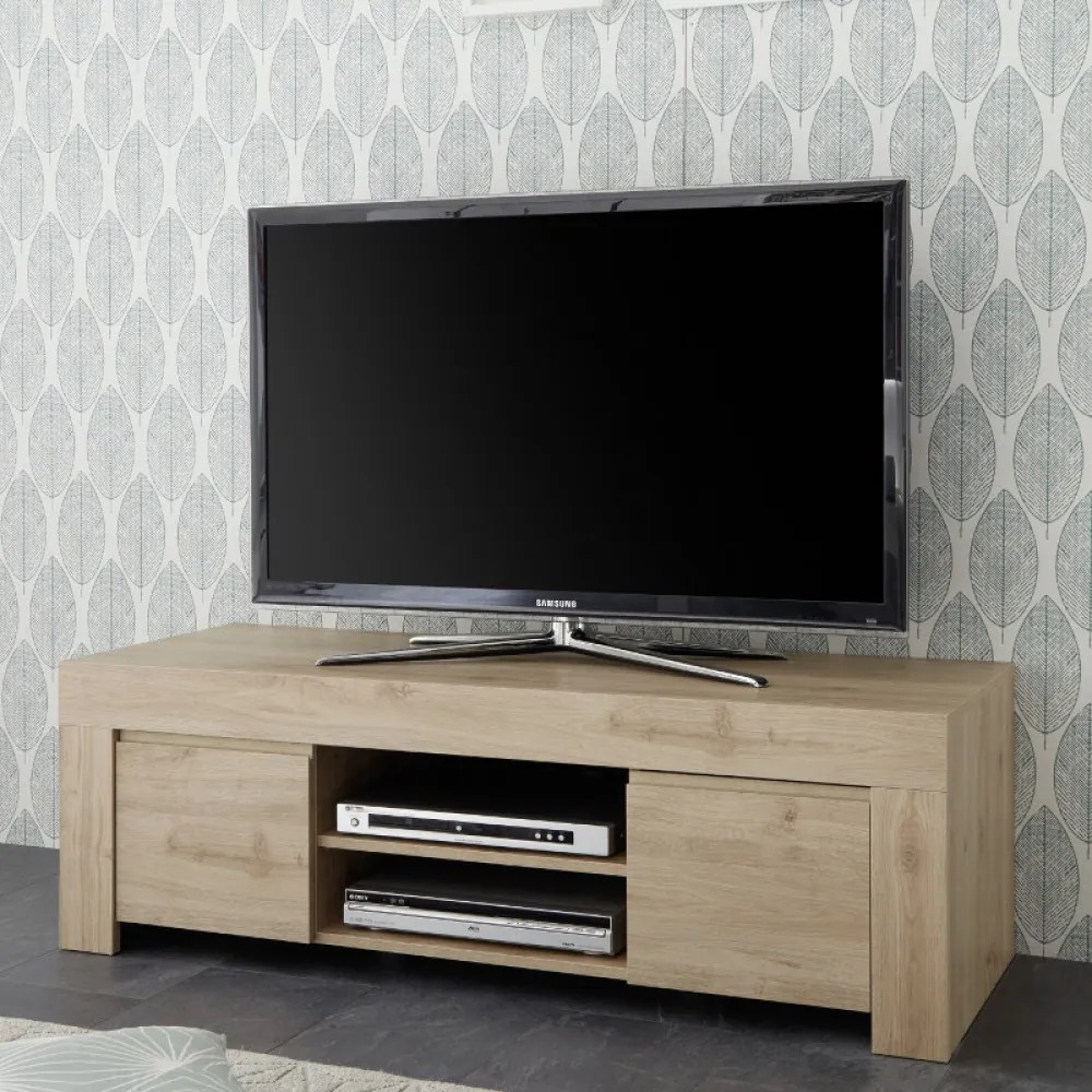FIRENZE Kis Tölgy TV Szekrény 2 ajtós 138cm