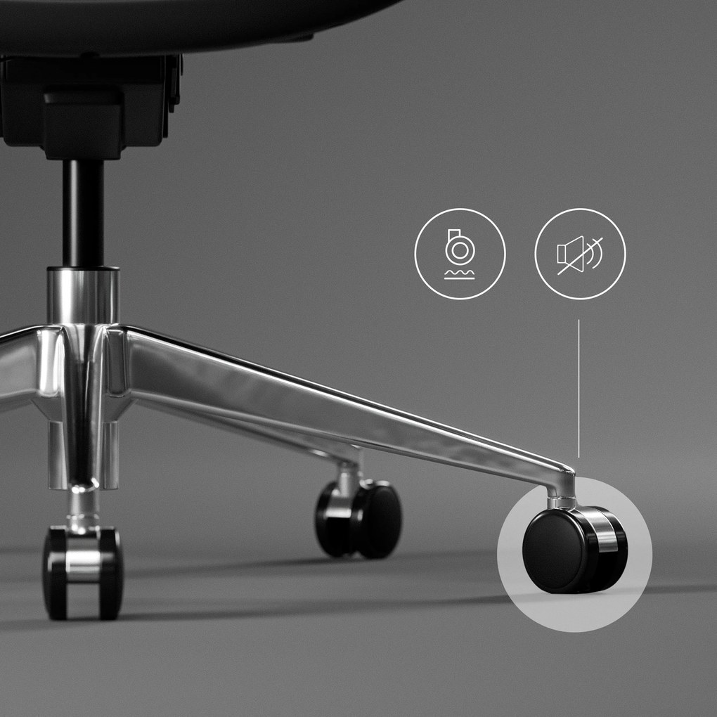 Ergonomikus irodai szék fekete: Diablo V-Commander