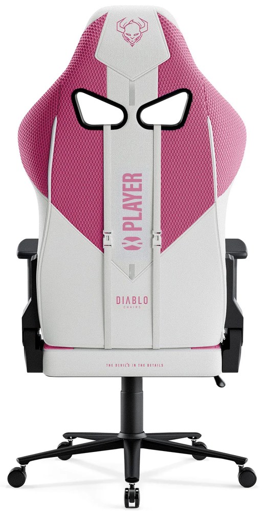 Diablo X-Player 2.0 szövet gamer szék Átlagos méret: Marshmallow Pink/Rózsaszín