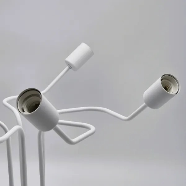 Felületre szerelhető csillár  MATYLDA 5xE27/60W/230V fehér