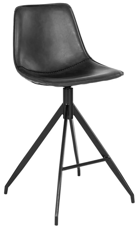Fekete bárszék szett 2 db-os 84 cm Monaco – House Nordic