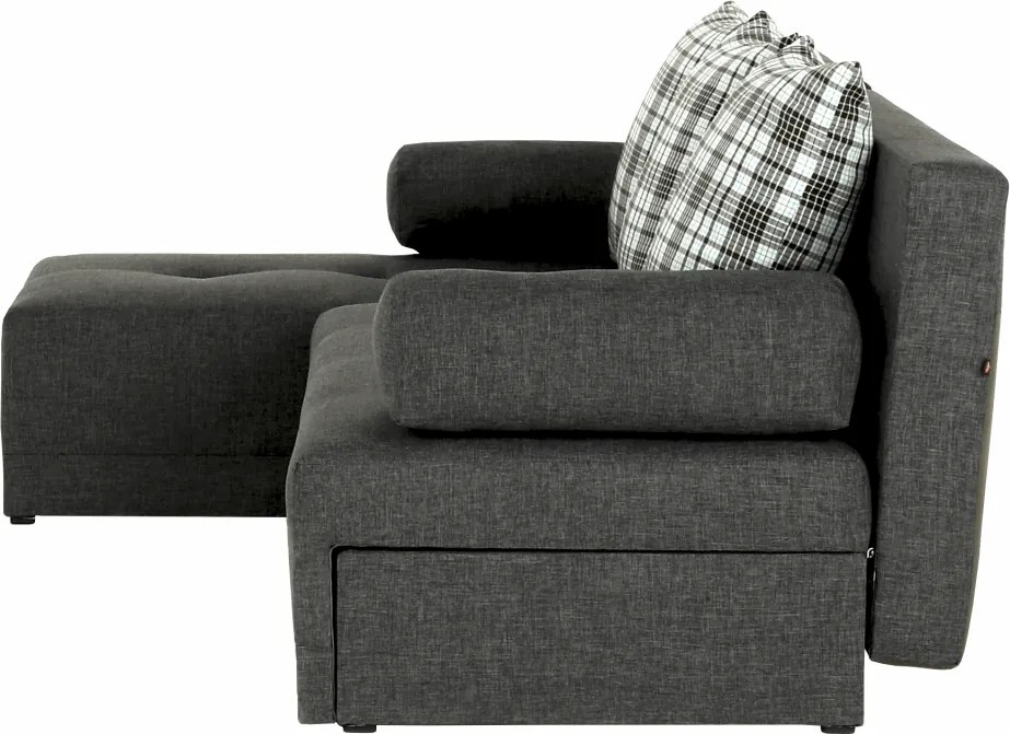 Sarokülőgarnitúra készlet, szürke melír /párnák minta, bal, MEXX NEW