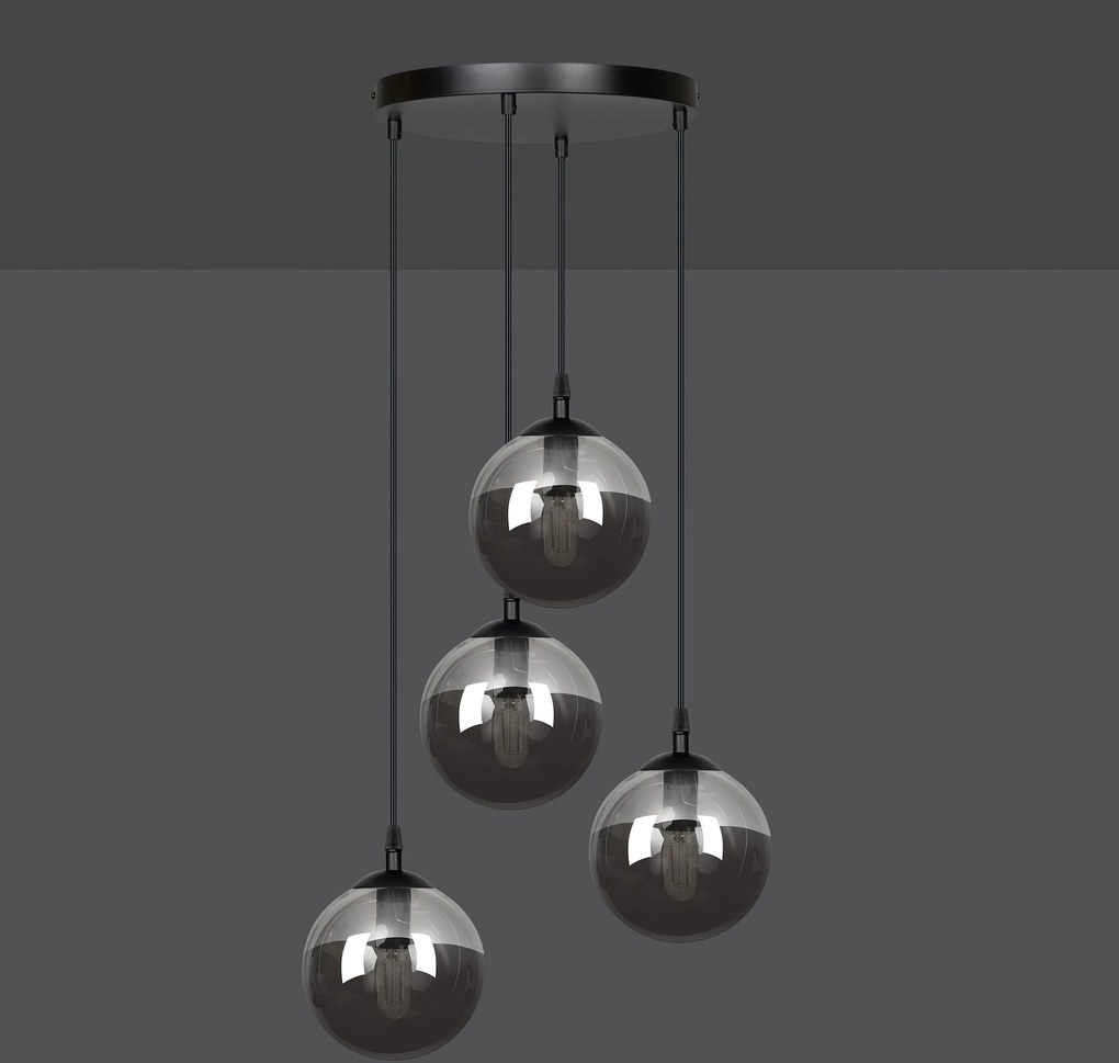 Emibig modern függeszték cosmo fekete grafit emi712/4prem