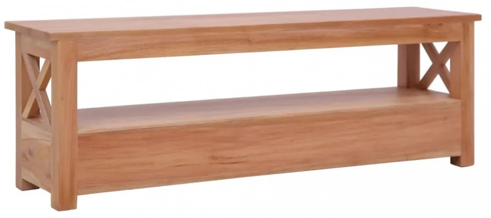 tömör mahagóni TV-szekrény 120 x 30 x 40 cm