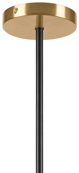 Csillár rúdon GEORGIA 5xG9/5W/230V arany/füstös bézs