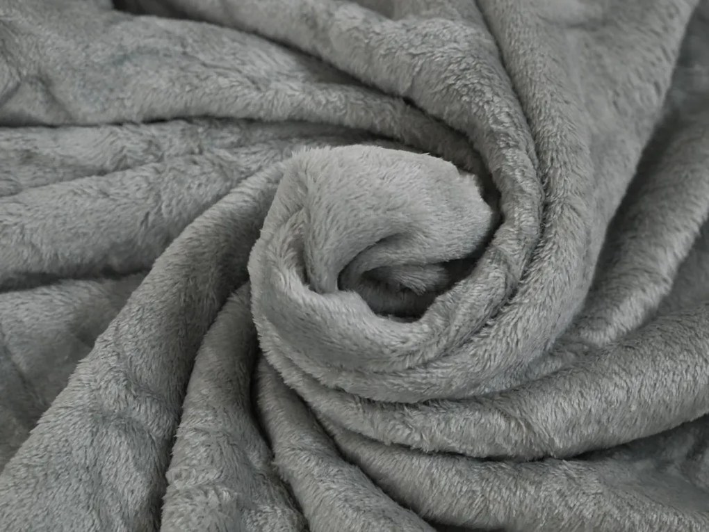 Plüss HÖRCSÖG szürke babatakaróval belül