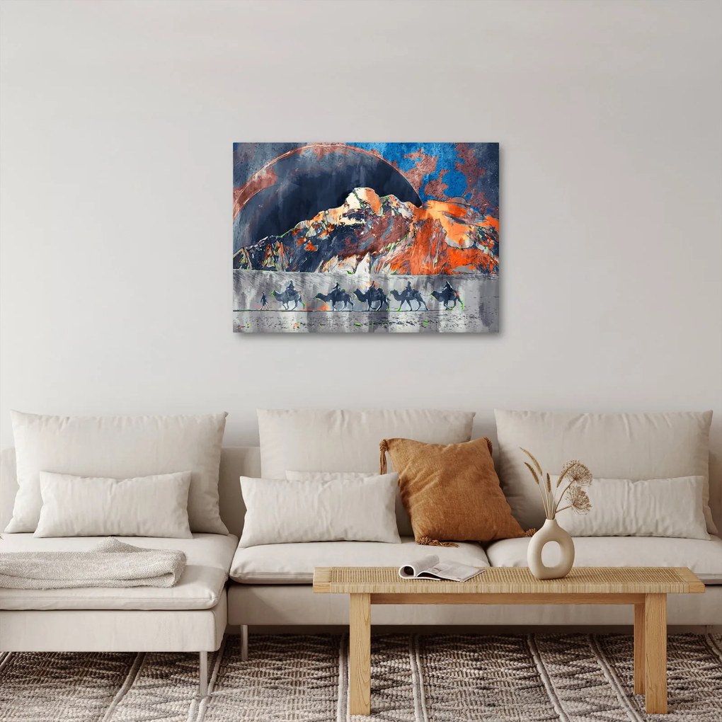 Kép - A sweathouse-ok illusztrációja (70x50 cm)