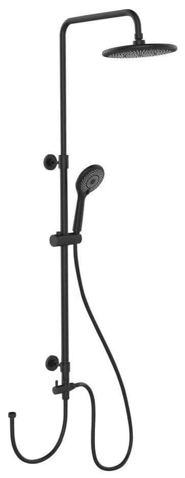 WENKO 25311100 - WATERSAVING SYSTEM zuhanykészlet 120 cm fekete