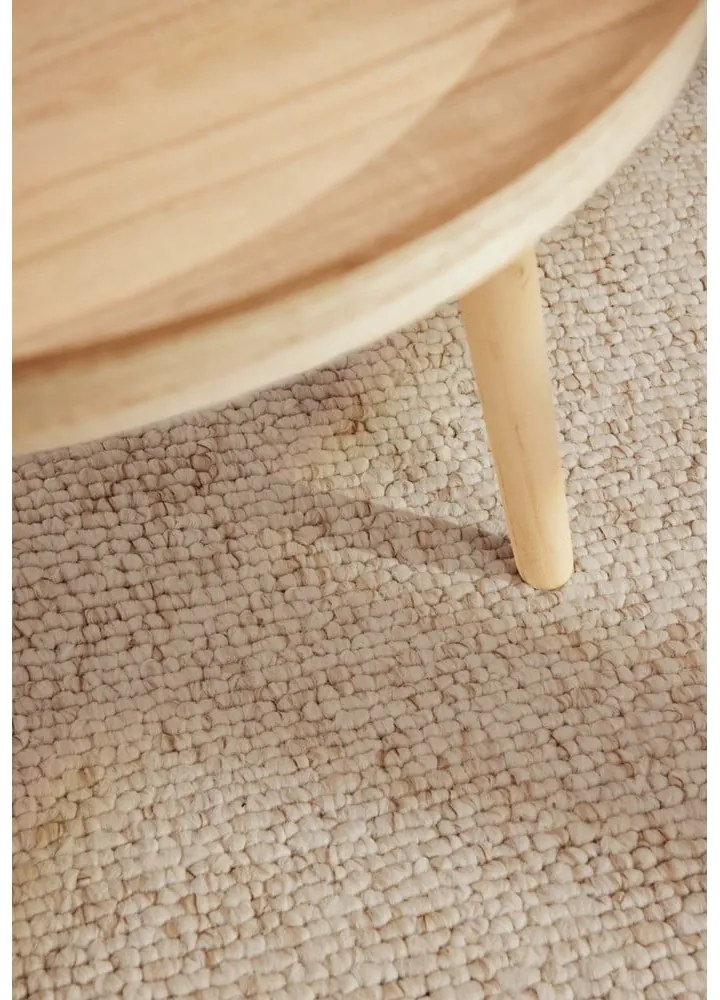 Krémszínű mosható futószőnyeg 80x240 cm Rocco Cream – Elle Decoration