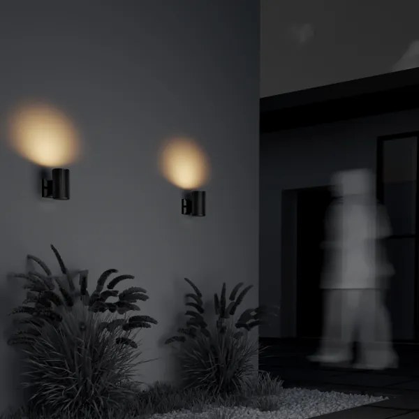 Maytoni O419WL-01B - RANDO kültéri fali lámpatest 1xE27/60W/230V IP54 fekete