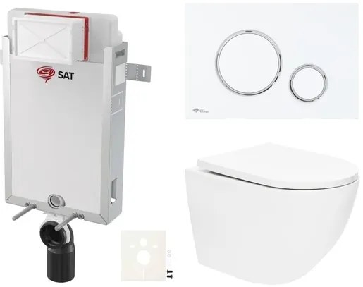 Fali WC szett SAT befalazáshoz SIKOSZTOR6776