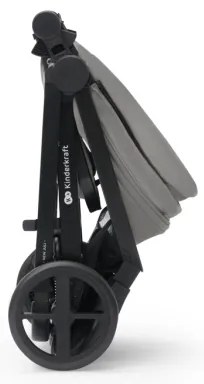 KINDERKRAFT-Kombinált babakocsi 3in1 NEWLY Moonlight szürke  + autósülés MINK PRO