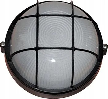 Fali-mennyezeti lámpa E27 foglalattal, fekete, 60W