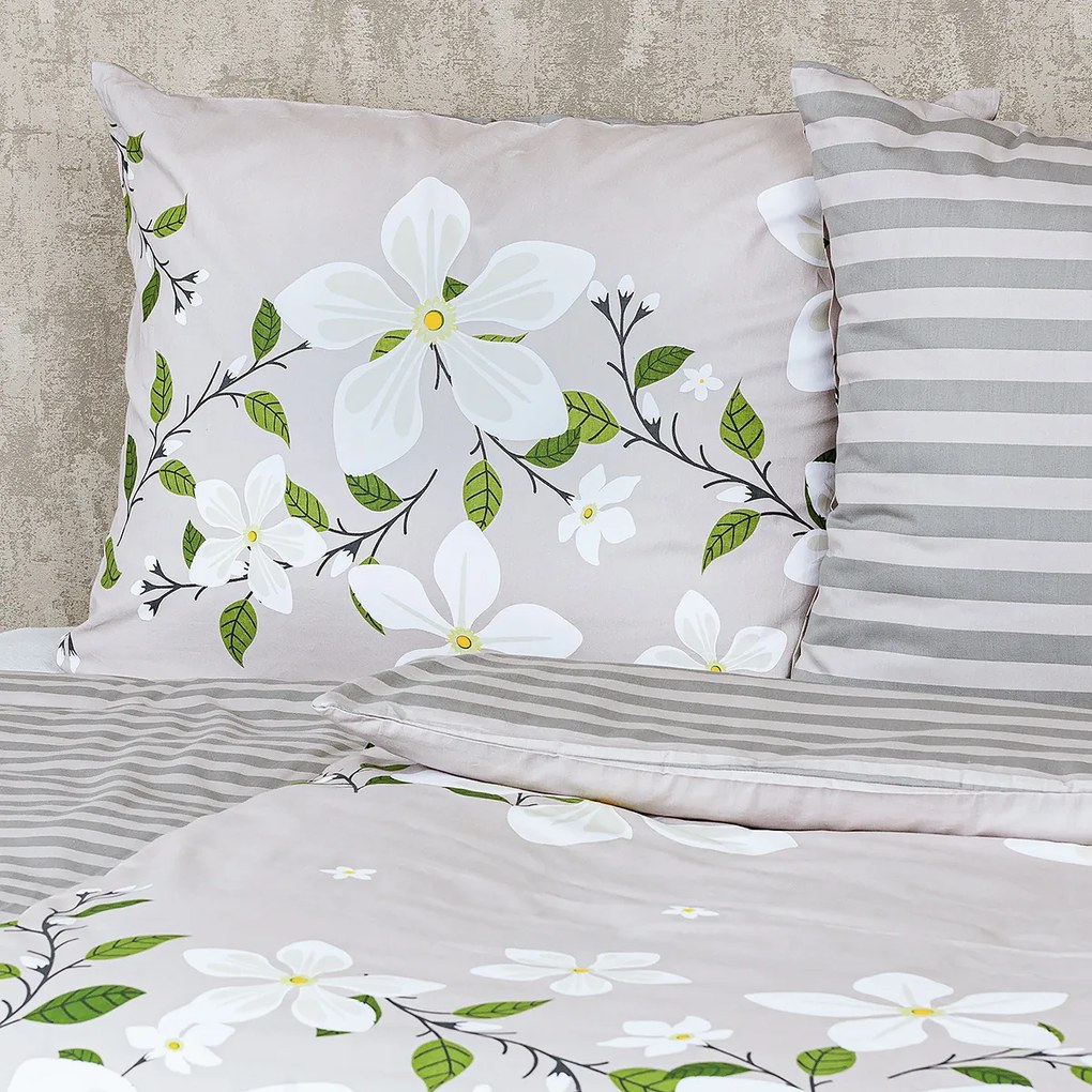 4Home Jasmine Love pamut ágyneműhuzat, 140 x 200 cm, 70 x 90 cm, 140 x 200 cm, 70 x 90 cm