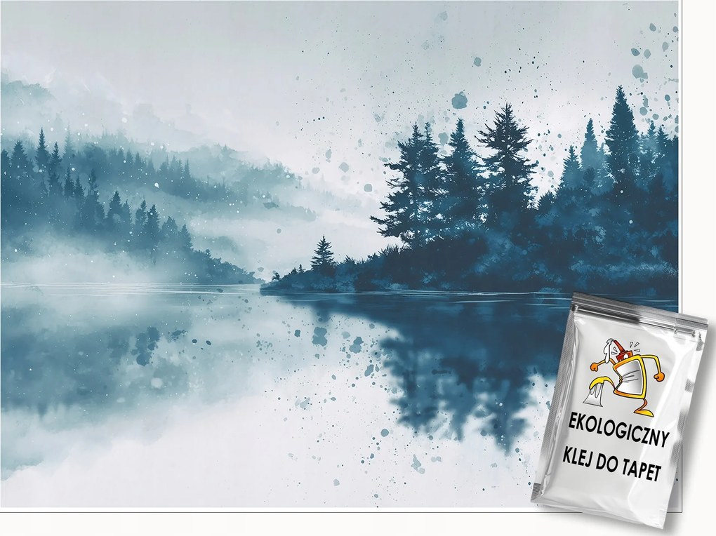 Fotótapéta Erdő Köd Természet Tó Hálószoba Nappali Tapéta Flizelina 250x175