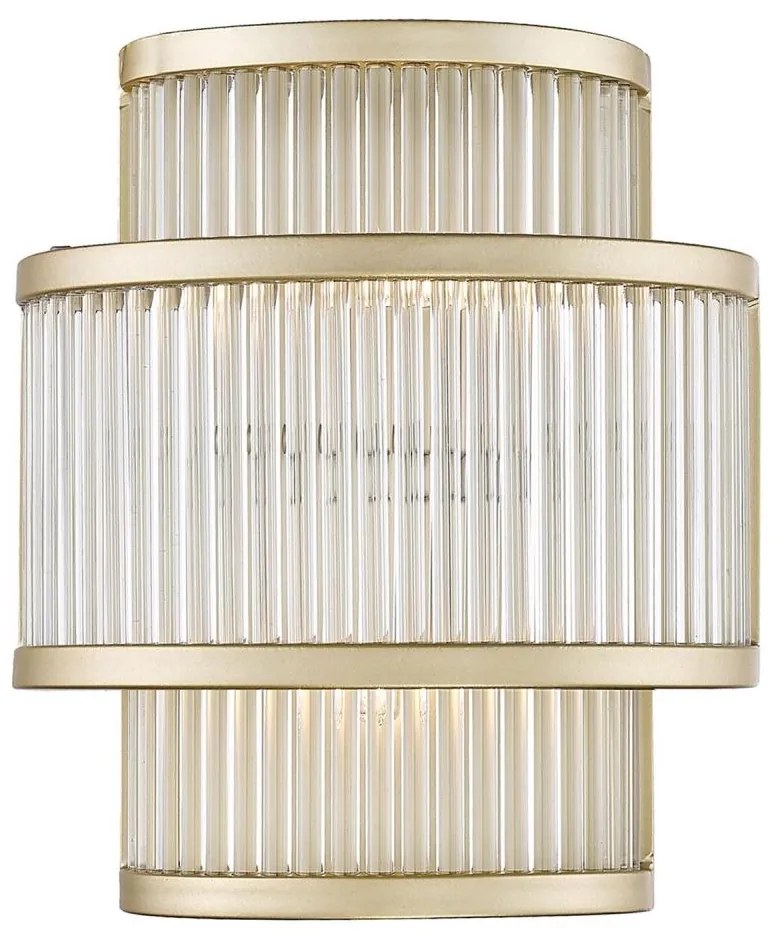 Zuma Line W0528-02B-V6AC - Fali lámpa SERGIO 2xG9/33W/230V arany