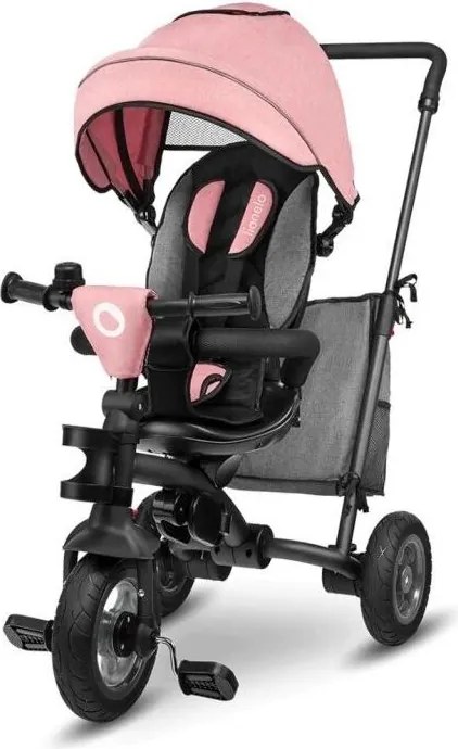 Lionelo - Gyerek tricikli TRIS rózsaszín/szürke