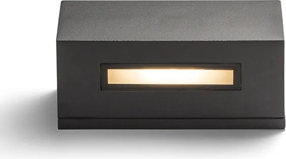 RENDL WOOP fali lámpa antracit 230V R7s 78mm 12W IP54