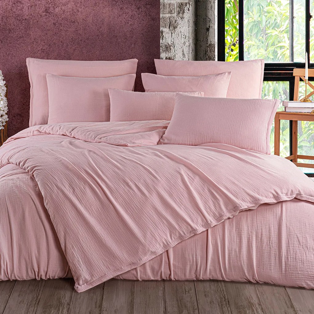 4Home Muszlin ágynemű Rosa, 160 x 200 cm, 70 x 80 cm