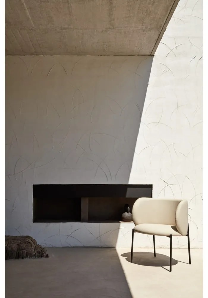 Fehér műbőr fotel Mogi - Teulat