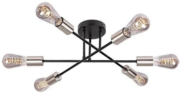 Rabalux 71026 - BRANWEN 6xE27/25W/230V mennyezeti lámpa