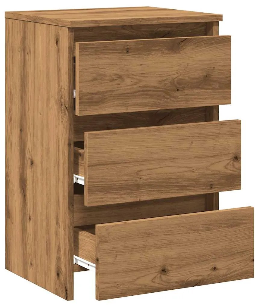 éjjeliszekrények 2 db Artisan tölgy 40x35x62,5 cm műfa