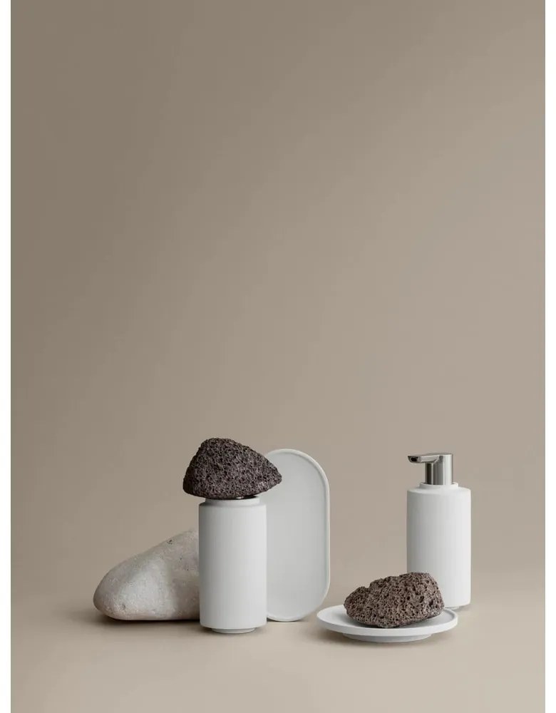 Fehér beton fürdőszobai rendszerező Creto – Blomus