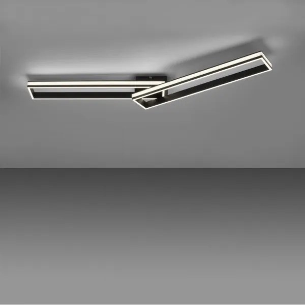 Leuchten Direkt 14701-18- LED Dimmelhető felületre szerelhető csillár ELIS 2xLED/19W/230V + távirányító