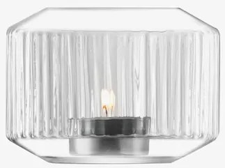 Mécsestartó/váza Rotunda, magasság: 7 cm, átlátszó - LSA international