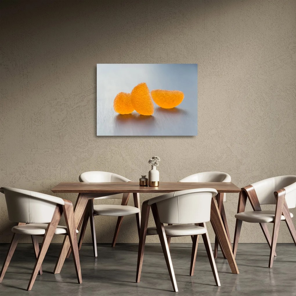A mandarinok képe (üvegen) (70x50 cm)