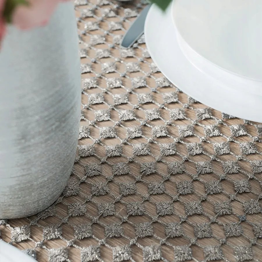 Mg Szövet Abrosz Gipsz Méteráru 160cm széles Szürke Ezüst 1757/5 0,5mb