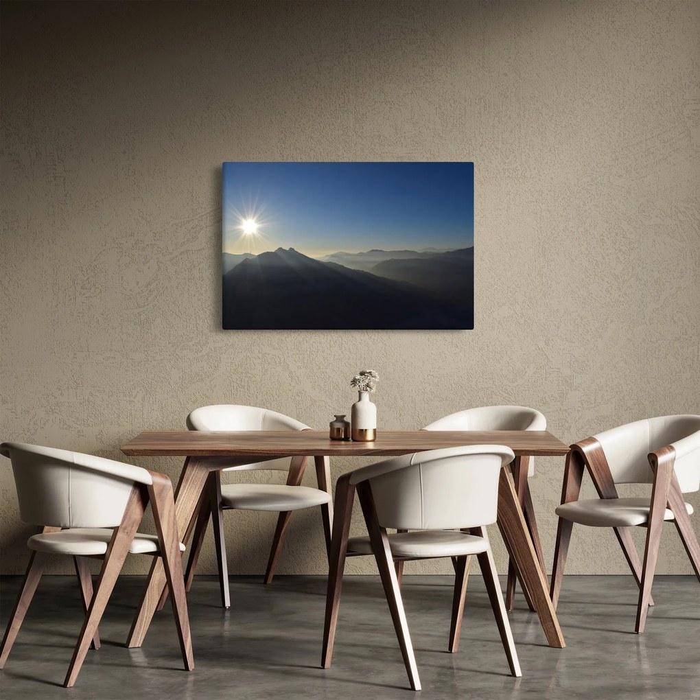 Kép - A hegycsúcsok felett (90x60 cm)