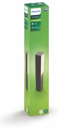 Philips 16488/93/P0 - Kültéri oszlopos lámpa MYGARDEN STRATOSPHERE 2xLED/4,5W IP44