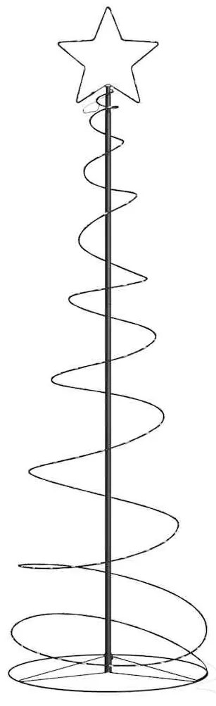 meleg fehér LED karácsonyfa 120 LED 180 cm