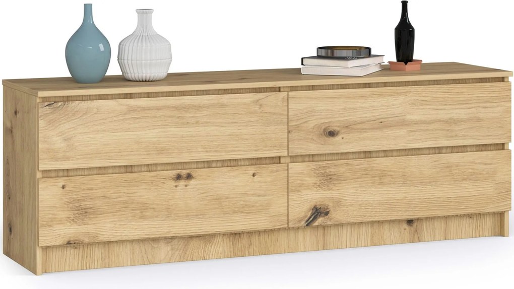 Komód K160 4SZ Clp Pk Tölgy Artisan Akd