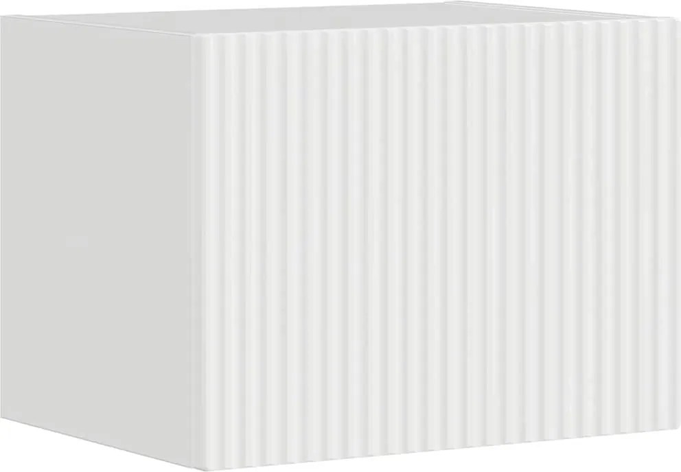 vidaXL TV Fali Szekrény Fényes Fehér 60 x 31 x 29.5 cm Faanyag