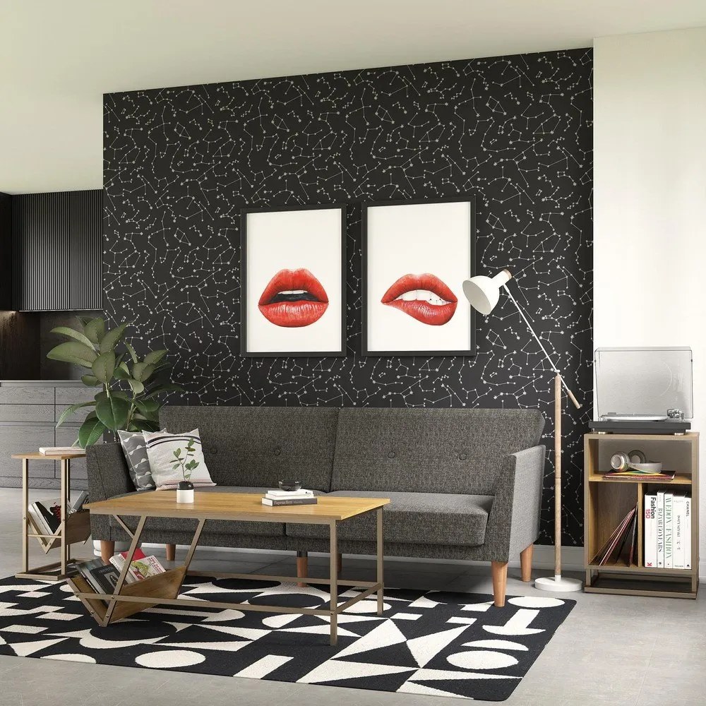 Szürke kinyitható kanapé 205 cm Regal - Novogratz