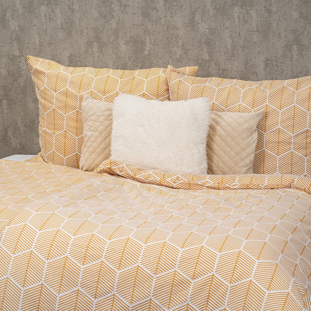 4Home Honey flanel ágyneműhuzat, 160 x 200 cm, 70 x 80 cm, 160 x 200 cm, 70 x 80 cm