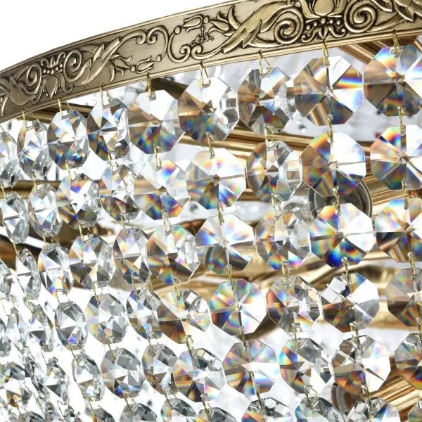 Maytoni DIA890-CL-18-G - Felületre szerelhető csillár PALACE 18xE27/60W/230V