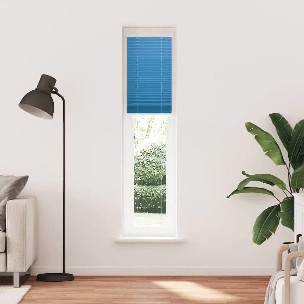 pliszírozott redőny kék 45x200 cm Szövetszélesség 44,4 cm