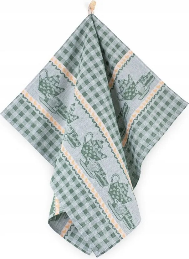 Konyhai törlőkendő 50x70 Zwoltex Uzsonnás Minta zöld